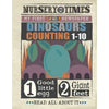 Jo & Nic’s Crinkly Cloth Books - Nursery Times Crinkle Newspaper - Dinosaur Counting