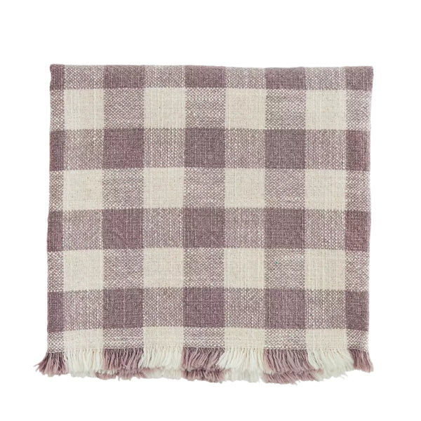 Checked Kitchen Towel - Lilac