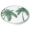 HKliving - bold & basic ceramics: porcelain dinner plate palms, green