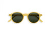 #D Sunglasses - Yellow Honey (Green Lenses)