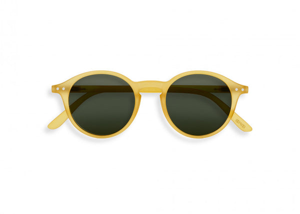 #D Sunglasses - Yellow Honey (Green Lenses)