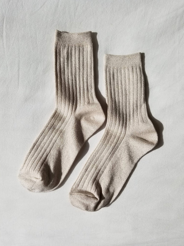 Her Socks - Ivory Gold