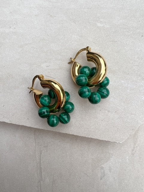 Sura Hoops - Malachite
