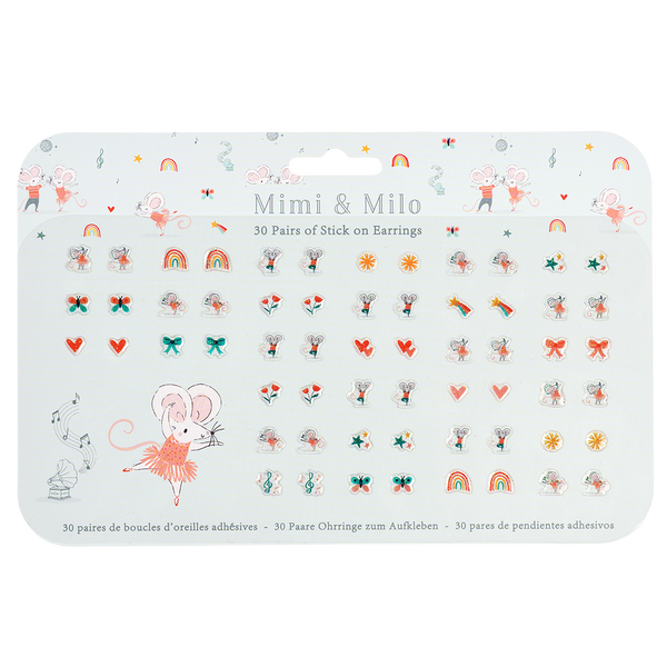 Mimi and Milo Stick on Earrings