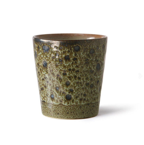 70s Ceramics: coffee Mug vulcano