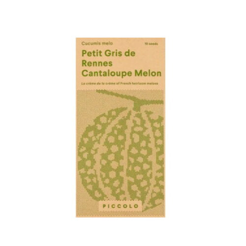 Piccolo- Cantaloupe Melon 10 seeds (Petit Gris de Rennes)