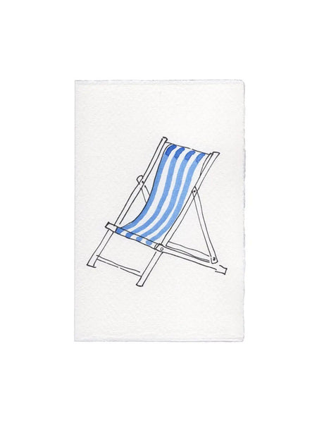 Scribble & Daub - Deck Chair Card -Blue