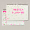 Weekly Planner - Pink & Green Star