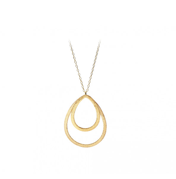 Pernille Corydon - Double Drop Necklace - Gold