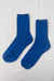 Le Bon Shoppe - Her Socks - Mercerized Combed Cotton Rib: Cobalt