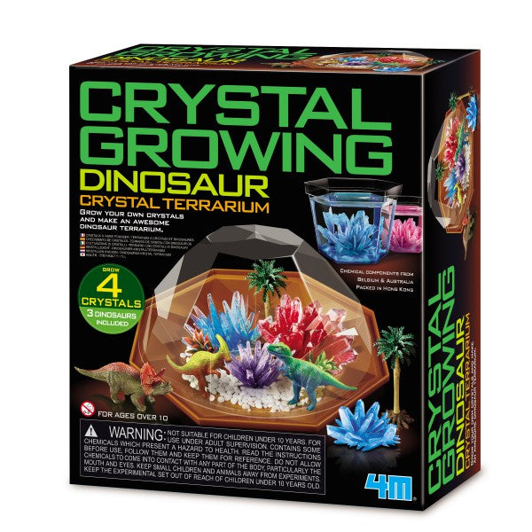 4M - Crystal Growing Dinosaur Terrarium