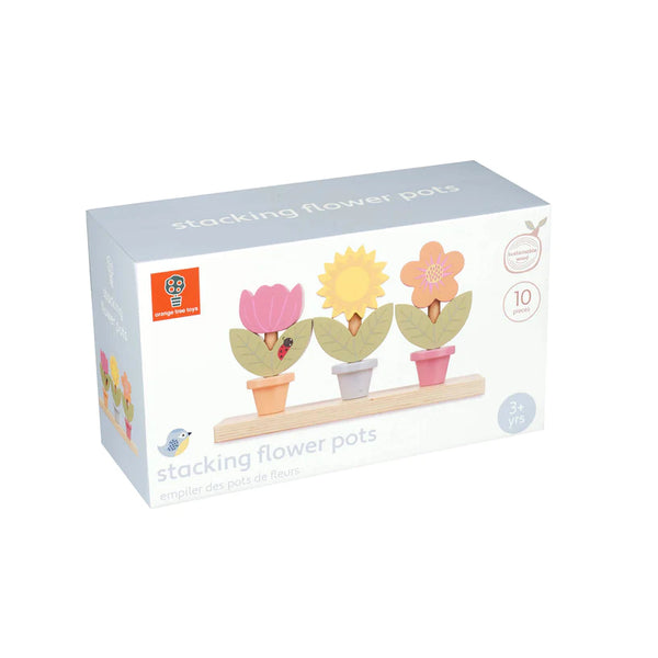Orange Tree Toys - Stacking Flower Pots