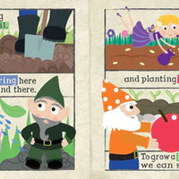 Jo & Nic’s Crinkly Cloth Books - Nursery Times Crinkle Newspaper - Fairies & Gnomes