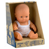 Miniland - Baby Doll Caucasian Boy 21cm