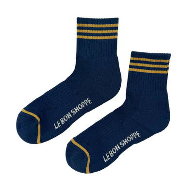Girlfriend Socks - Navy