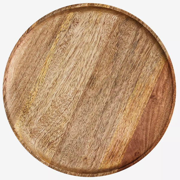 Round Mango Wood Plate