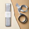 Cadeaux Paperworks - Luxury Recycled Satin Ribbon - 25mm - Stirling Silver