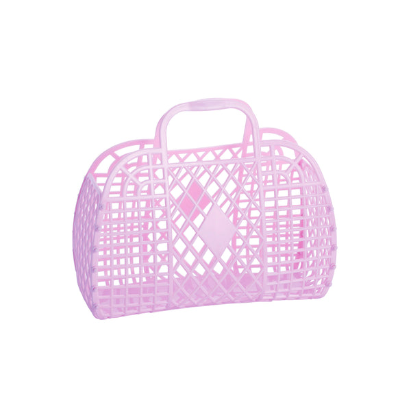 Sun Jellies - Retro Basket Jelly Bag - Lilac - Small