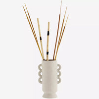 Madam Stoltz - Stoneware Vase - Off White