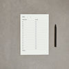 A5 Daily Planner Pad | Planners | To Do List | Stationery