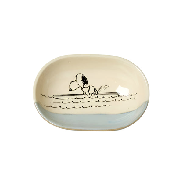 Peanuts Stoneware Dish - Surf's Up