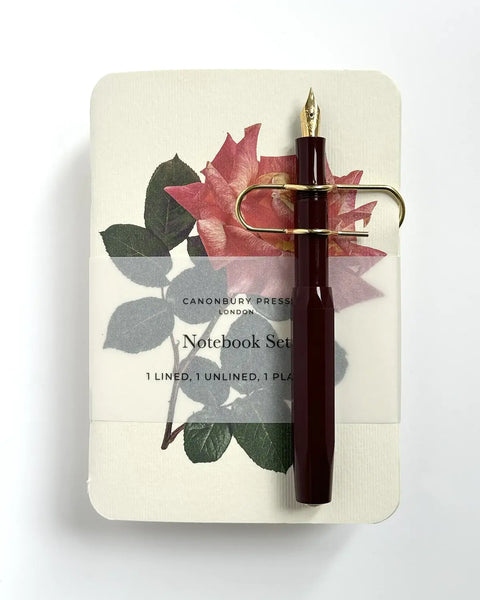 Canonbury Press - Garden Roses Notebook Set