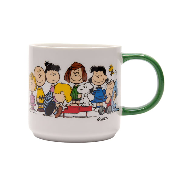 Peanuts Gang & House Mug