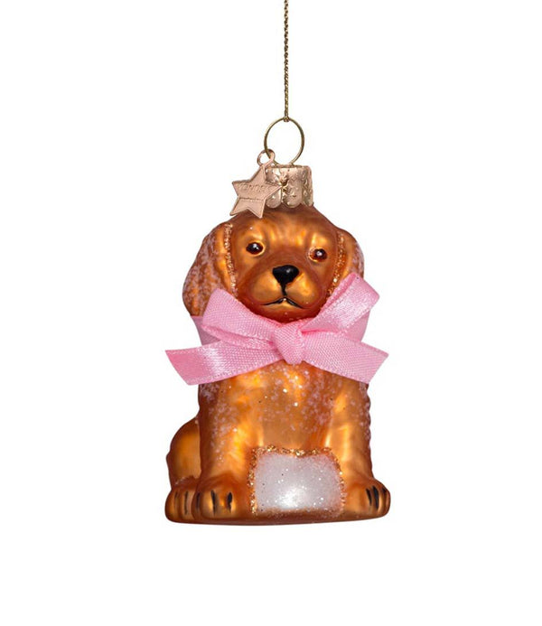 Christmas Ornament Blond Matt Labradoodle