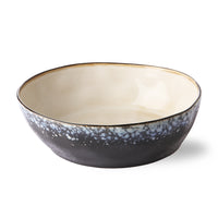 HKliving - 70s ceramics: pasta bowl: galaxy (set of 2)