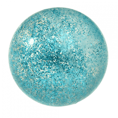 Blue Glitter Bouncy Ball