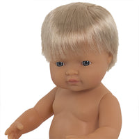 Miniland - Toddler Doll caucasian boy 38CM
