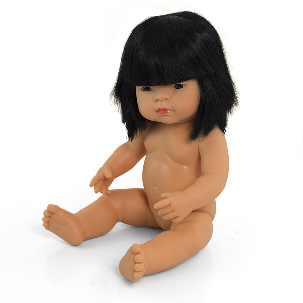Miniland - Toddler Doll asian girl 38CM
