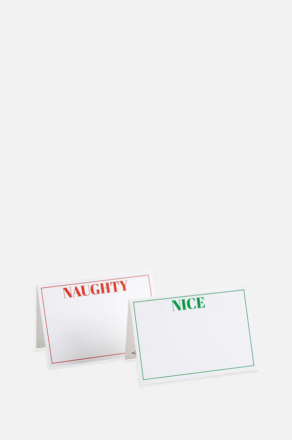 Place Cards - Naughty or Nice