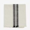 Madam Stoltz - Striped Kitchen Towel W/Fringes - Off White