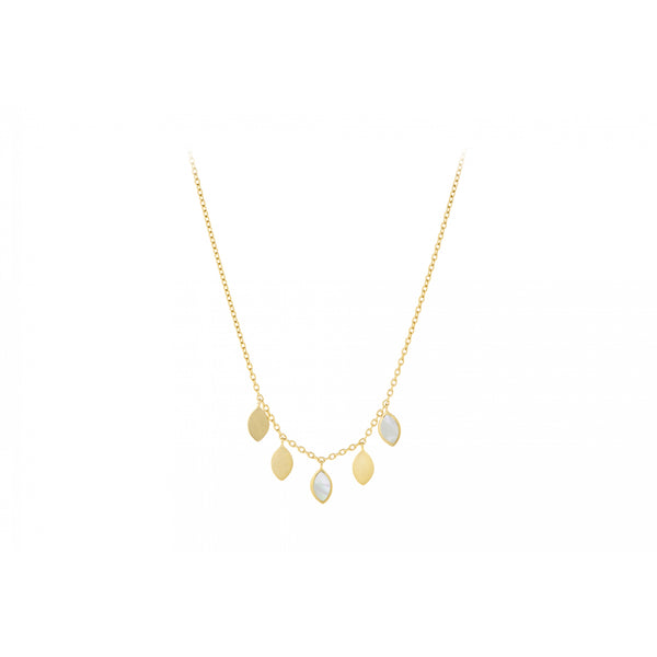 Flake Necklace - Gold Plated
