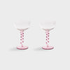 Coupe Spiral - Pink - Set of 2
