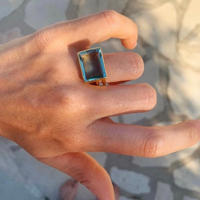 Lenny Ring - Light Blue