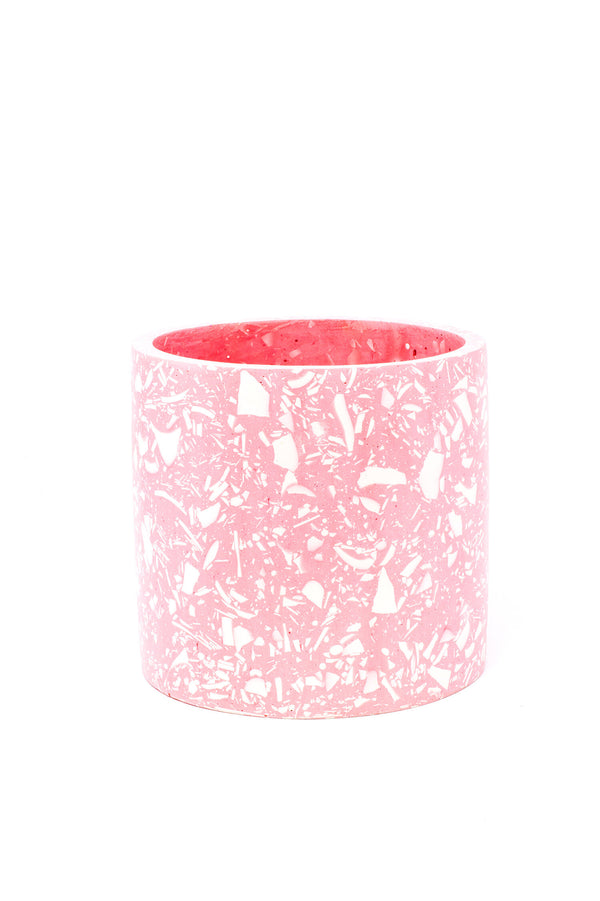 Salt Studios - Pink & White Terrazzo Plant Pot