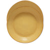 bold & basic Ceramics: pasta Plate yellow/brown