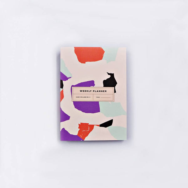 Camo Collage No. 2 Lay Flat Pocket Weekly Planner