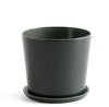 Botanical Plant Pot - Dark Green - L