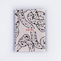 Grey Terrazzo Ropes A5 Lay Flat Notebook