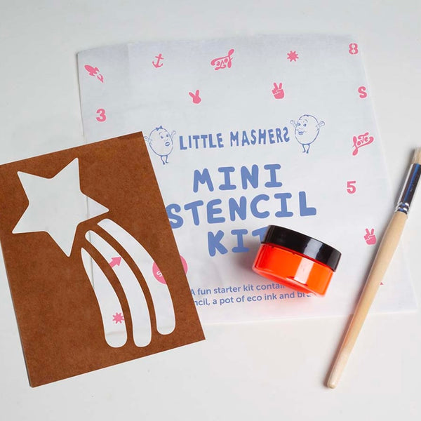 Little Mashers - Mini Stencil Starter Kit - Shooting Star Design