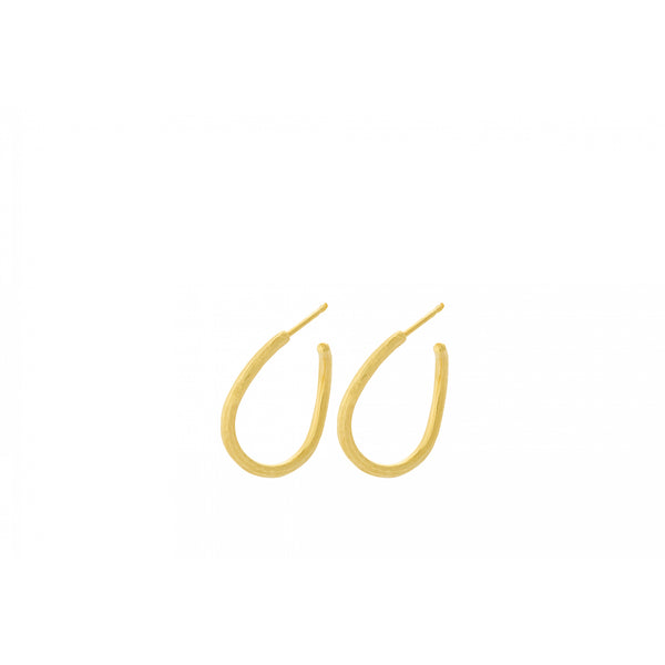 Elva Hoops - Gold Plated