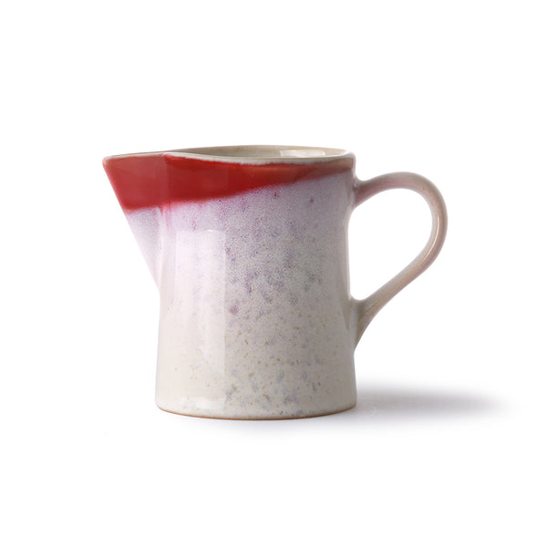 70s Ceramics: milk jug & sugar pot frost