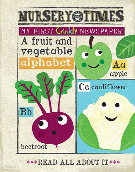 Crinkly Cloth Newspaper - Fruit & Veg