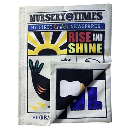 Crinkly Cloth Newspaper - Rise & Shine