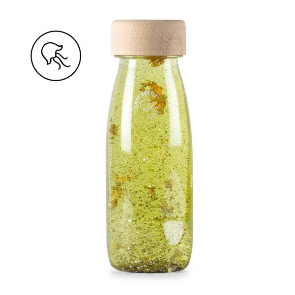 Petit Boum - Sensory Bottle - Gold Float
