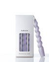 Spiral Candles - 3 Pack - Lilac