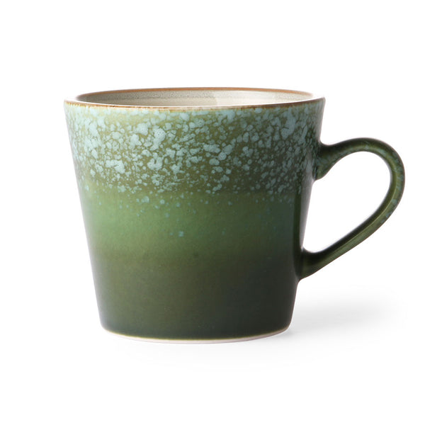 70s Ceramics: Cappucino Mug : Grass